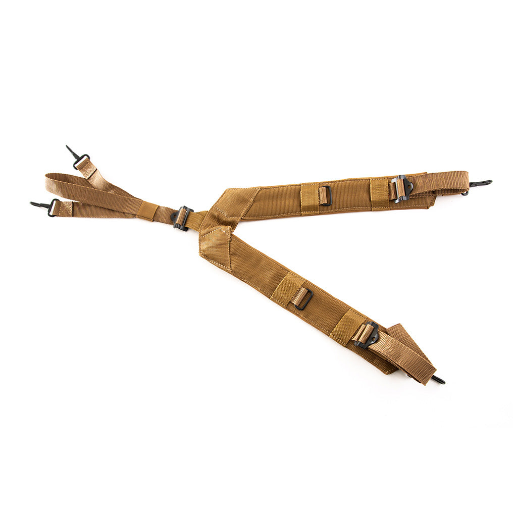 Arnés en Y Táctico Coyote - Diseño Ergonómico y Nylon Resistente CATTA