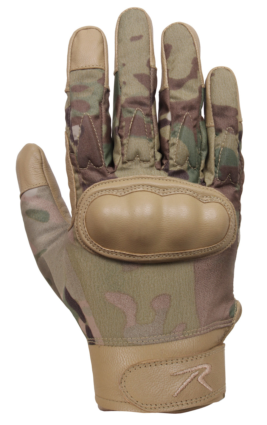 Guantes Tácticos Nudillo Duro Multicam Rothco 2806