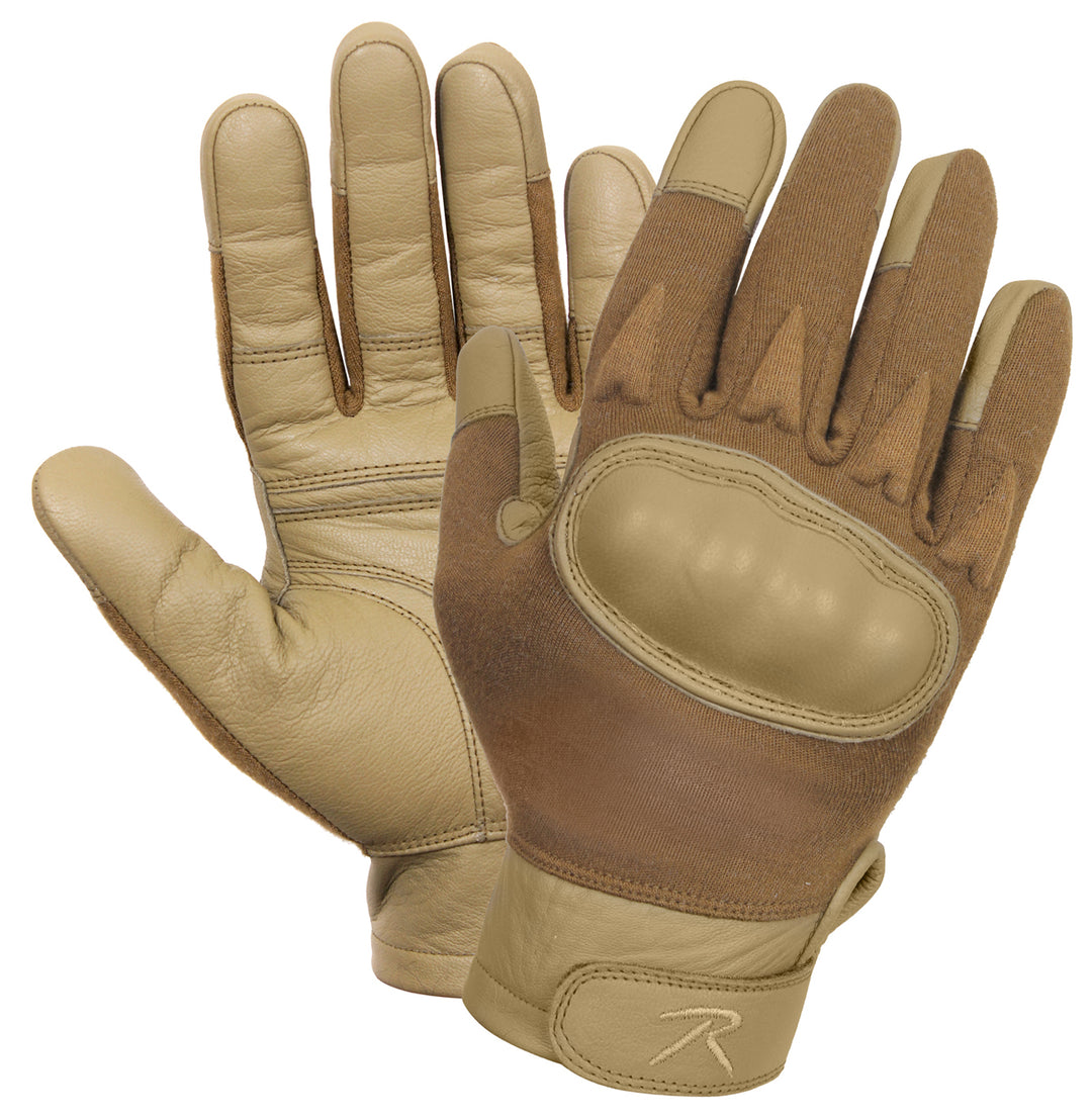 Guantes Tácticos Nudillo Duro Coyote Rothco 2807