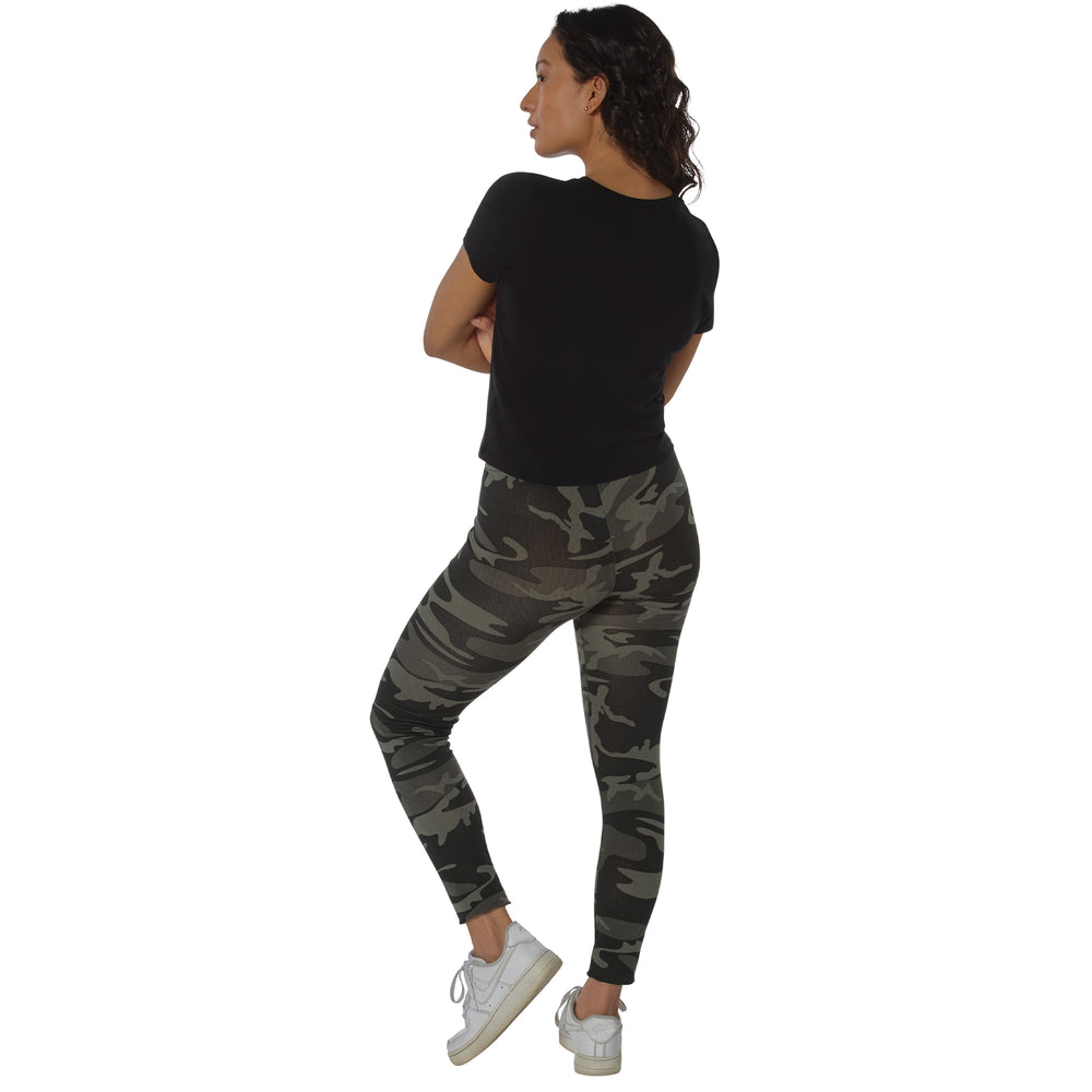 Leggins Black Camo Con Bolsillos Rothco 4890