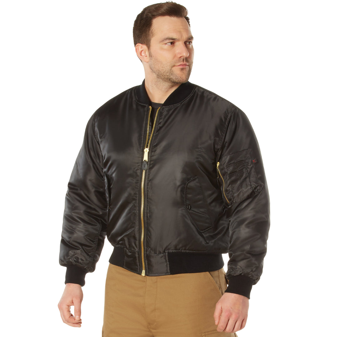 Chaqueta Piloto MA-1 Negra Rothco 7324