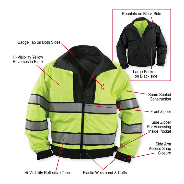 Chaqueta Reversible Alta Visibilidad Emergencias Rothco 8720