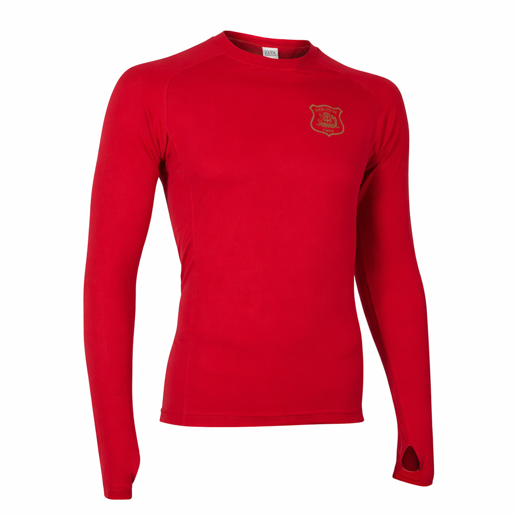 Polera Ejército De Chile Dry Fit Manga Larga CATTA Estampado Dorado OFERTA