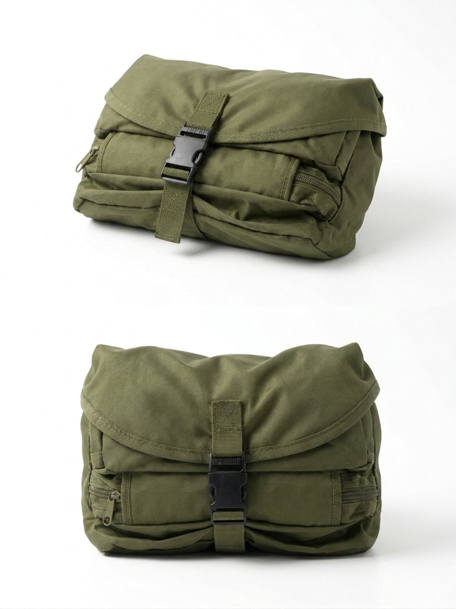 Morral Verde Oliva Tipo Alice Mini Alice