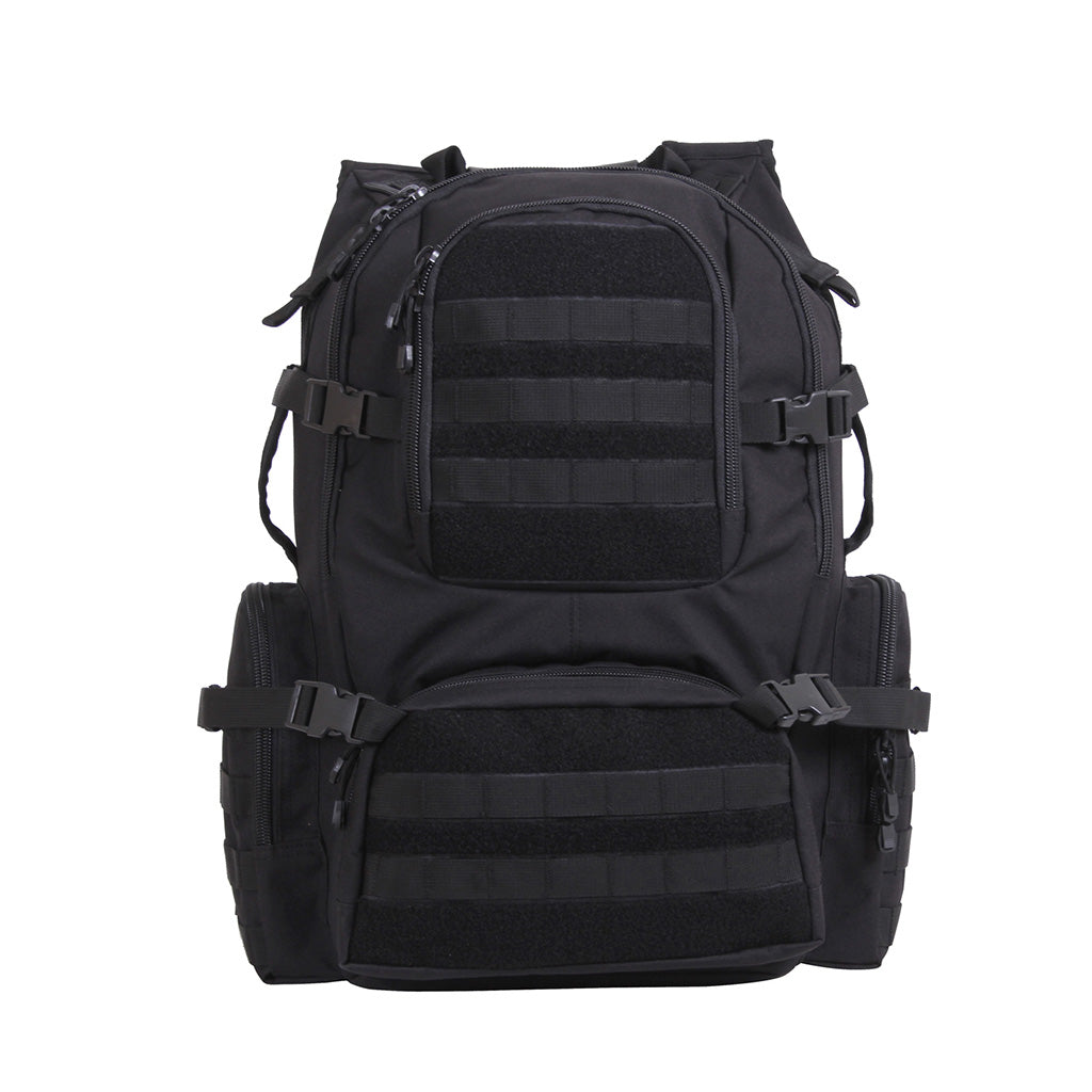 Mochila de Asalto Multi-Cámara MOLLE Rothco Negra 25500