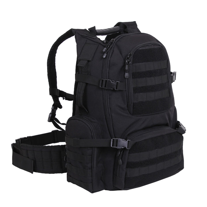 Mochila de Asalto Multi-Cámara MOLLE Rothco Negra 25500