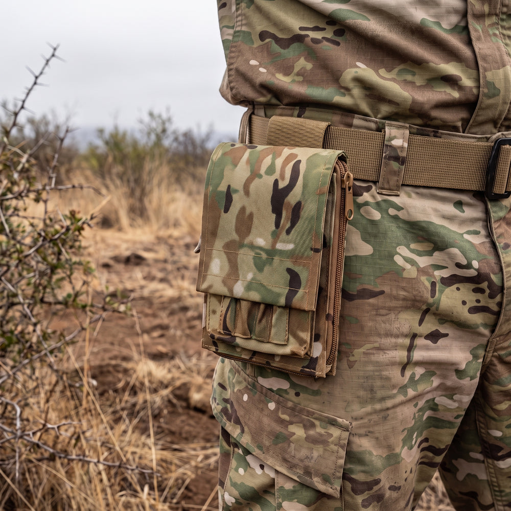 Pouch Porta Libreta de Mando: libreta de mando en terreno