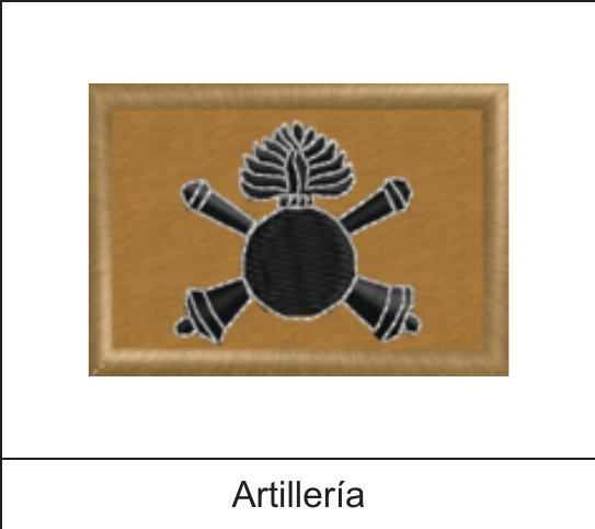 Parche de arma o servicio - Artillería