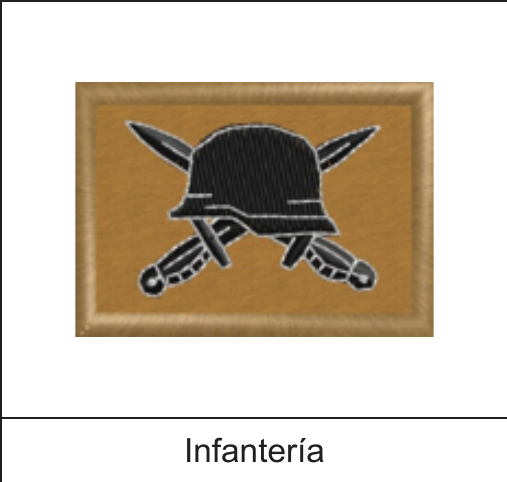 Parche de arma o servicio - Infantería