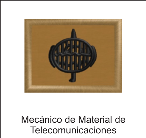 Parche de arma o servicio - Mecánico de Material de Telecomunicaciones